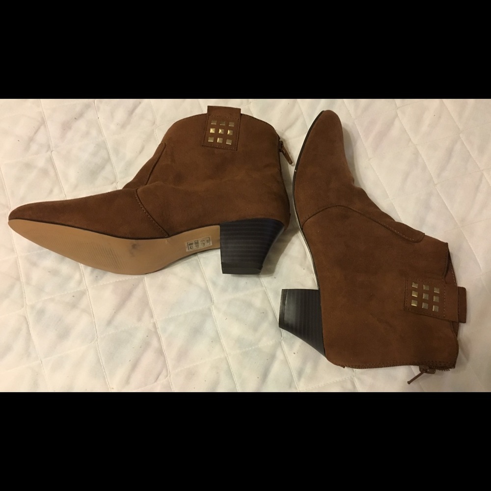 Suede Booties - Picture 2 of 5